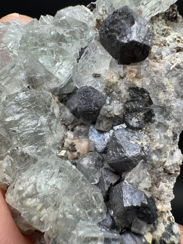 Galena from Wuzhou, Guangxi, China, individual mineral specimen view 6