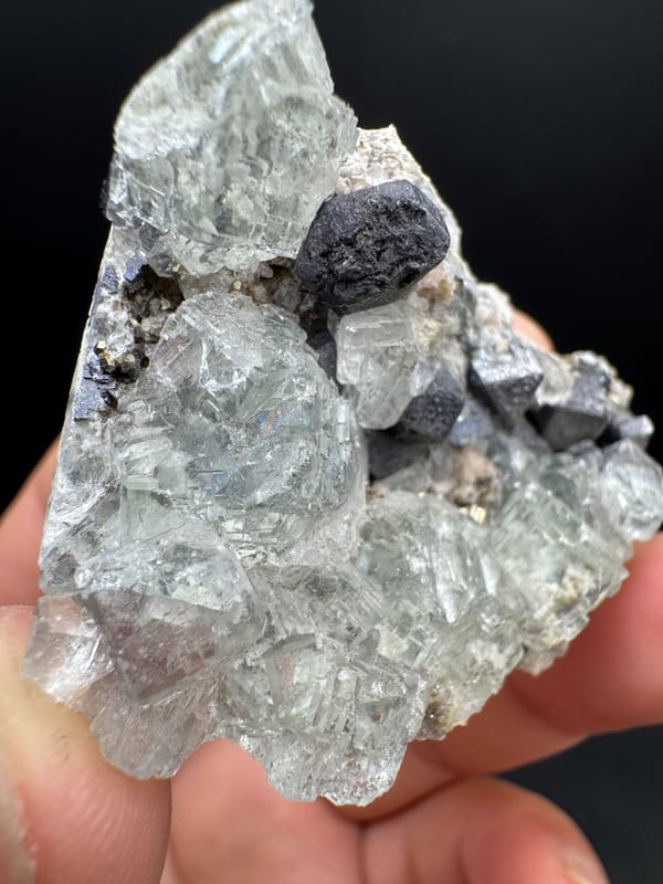Galena from Wuzhou, Guangxi, China, individual mineral specimen view 8