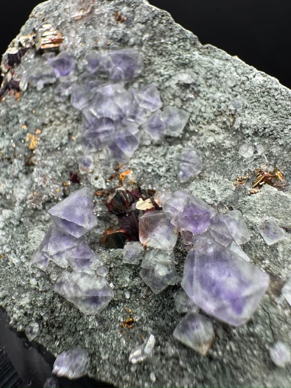 Fluorite from Fujian, China, individual mineral specimen view 7