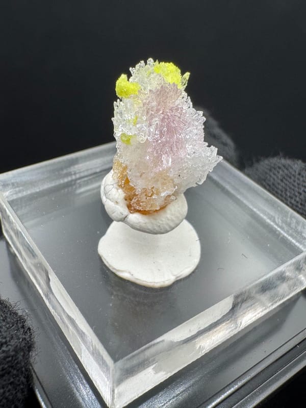 Creedite from Guizhou, China, individual mineral specimen view 2