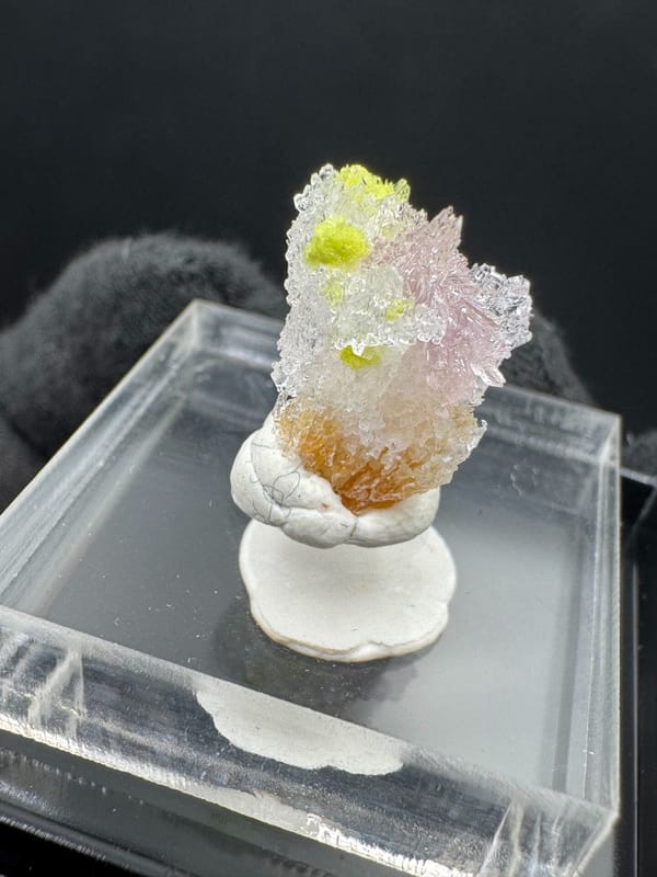 Creedite from Guizhou, China, individual mineral specimen view 3