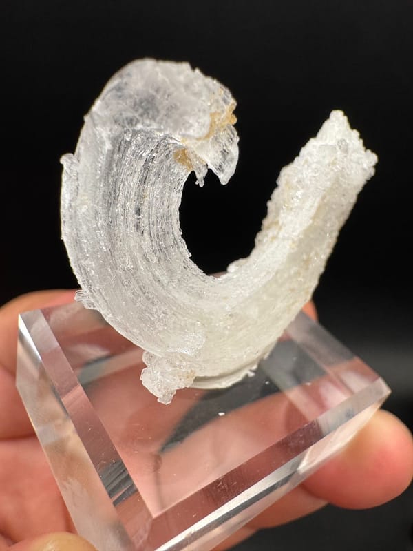 Gypsum from Guizhou, China, individual mineral specimen view 2