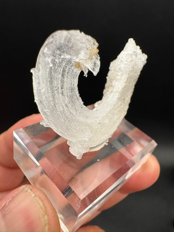 Gypsum from Guizhou, China, individual mineral specimen view 6