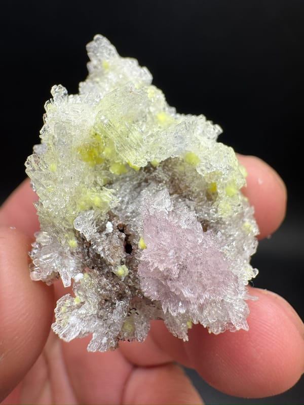 Creedite from Guizhou, China, individual mineral specimen view 5