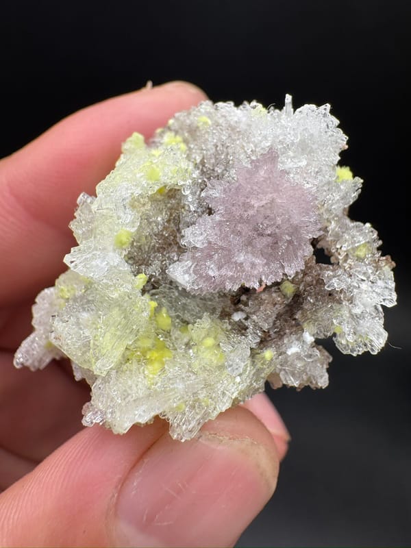 Creedite from Guizhou, China, individual mineral specimen view 8