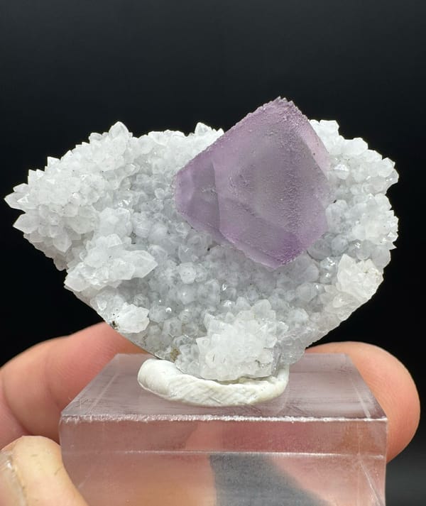 Fluorite from Fujian, China, individual mineral specimen view 1