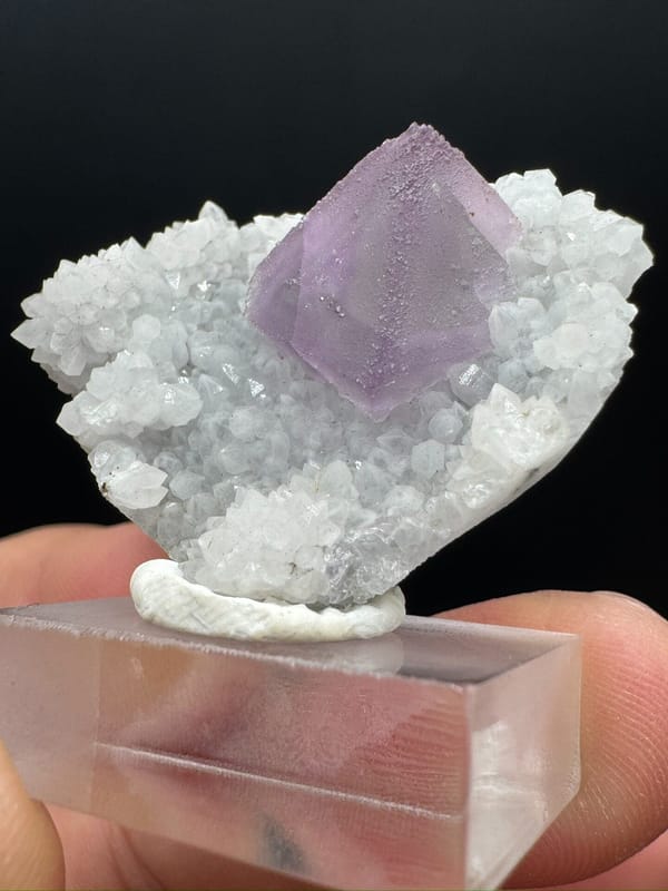Fluorite from Fujian, China, individual mineral specimen view 5