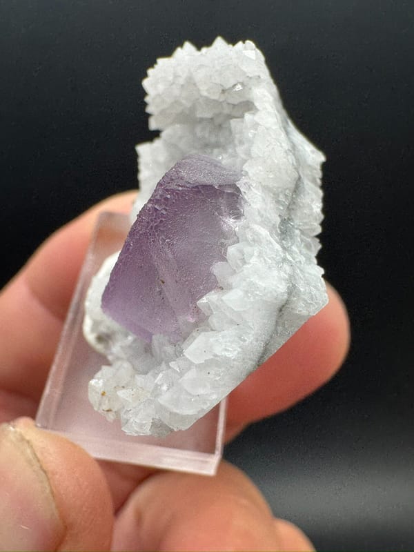 Fluorite from Fujian, China, individual mineral specimen view 7