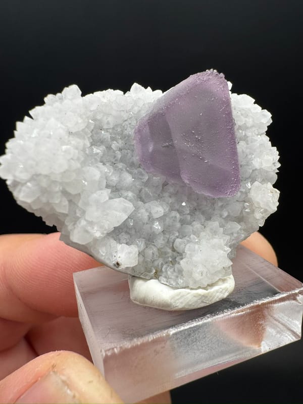 Fluorite from Fujian, China, individual mineral specimen view 8