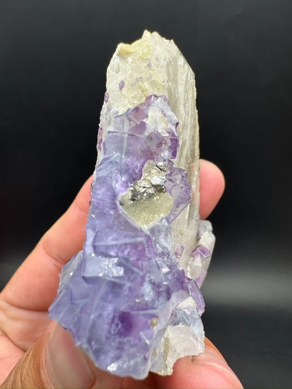 Fluorite from Yaogangxian Mine, Yizhang Co., Hunan, China, individual mineral specimen view 6