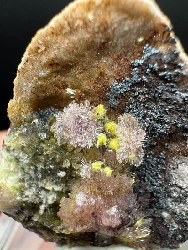 Creedite from Qinglong Co., Guizhou, China, individual mineral specimen view 7