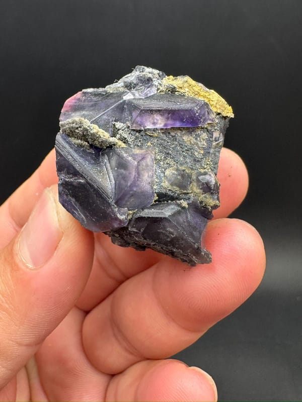 Fluorite from Quanzhou, Fujian, China, individual mineral specimen view 2