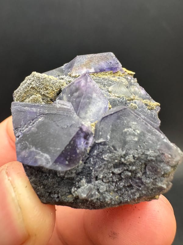 Fluorite from Quanzhou, Fujian, China, individual mineral specimen view 3