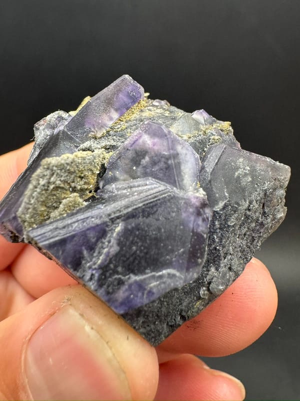 Fluorite from Quanzhou, Fujian, China, individual mineral specimen view 5