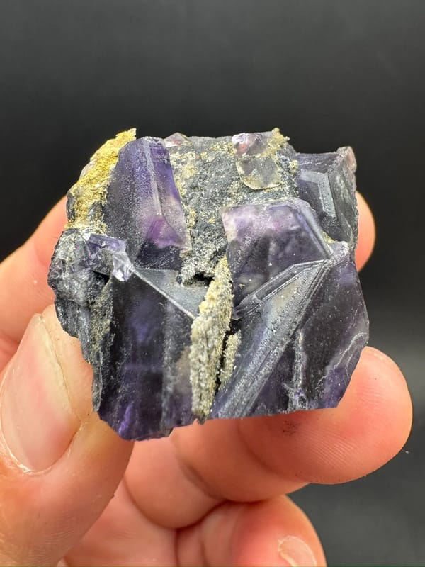 Fluorite from Quanzhou, Fujian, China, individual mineral specimen view 6