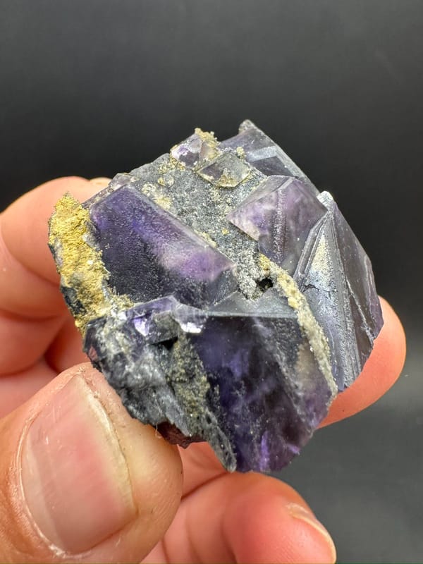 Fluorite from Quanzhou, Fujian, China, individual mineral specimen view 7