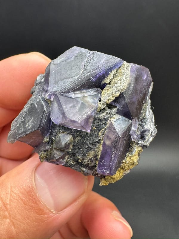 Fluorite from Quanzhou, Fujian, China, individual mineral specimen view 9