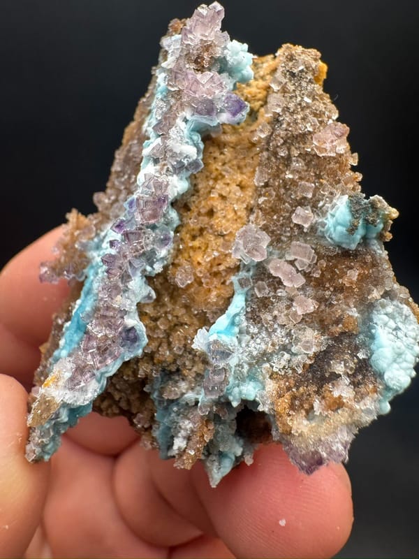 Yttrofluorite from Qinglong Co., Guizhou, China, individual mineral specimen view 5