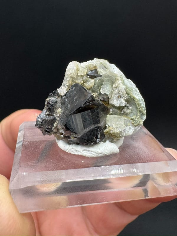 Cassiterite from Yunnan, China, individual mineral specimen view 9