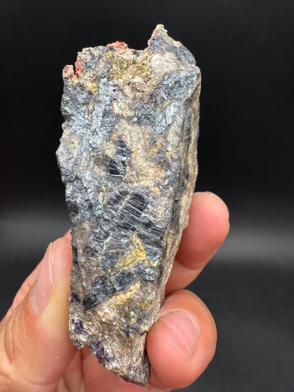 Unverified red mineral from Guizhou, China, individual mineral specimen view 5