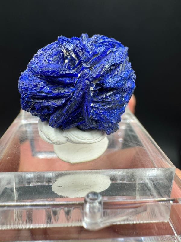 Azurite from Guangdong, China, individual mineral specimen view 6