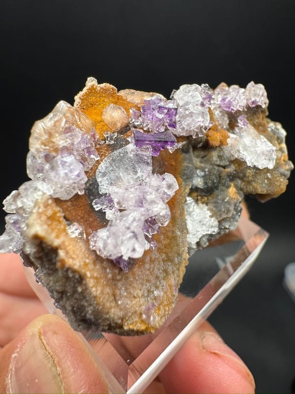 Yttrofluorite from Guizhou, China, individual mineral specimen view 5