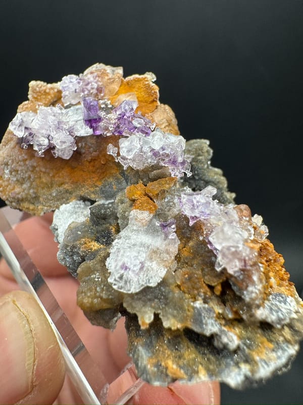 Yttrofluorite from Guizhou, China, individual mineral specimen view 7