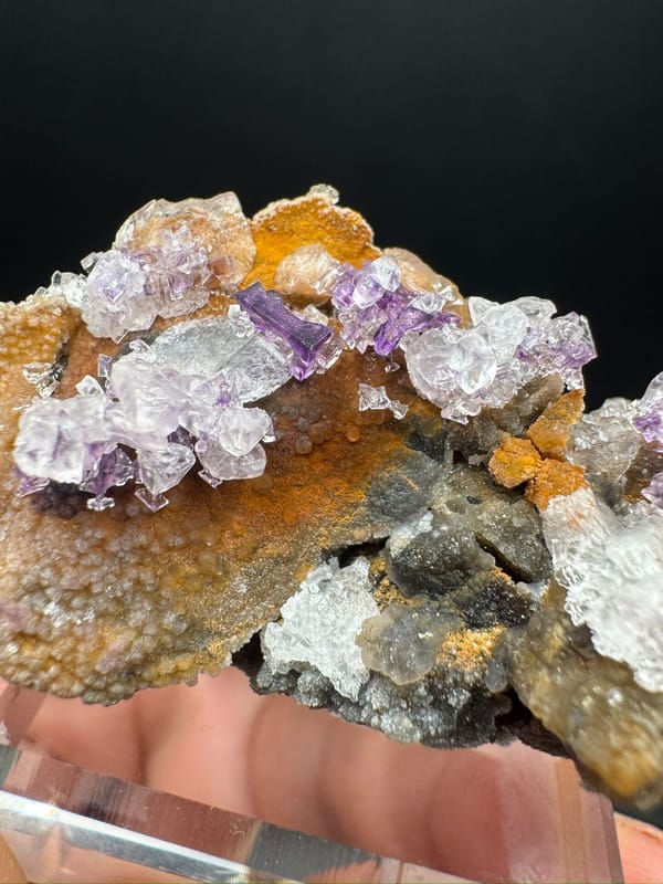 Yttrofluorite from Guizhou, China, individual mineral specimen view 8