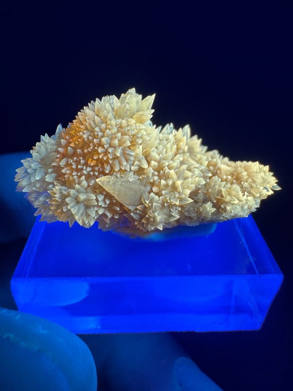 Calcite from Guizhou, China, individual mineral specimen view 2