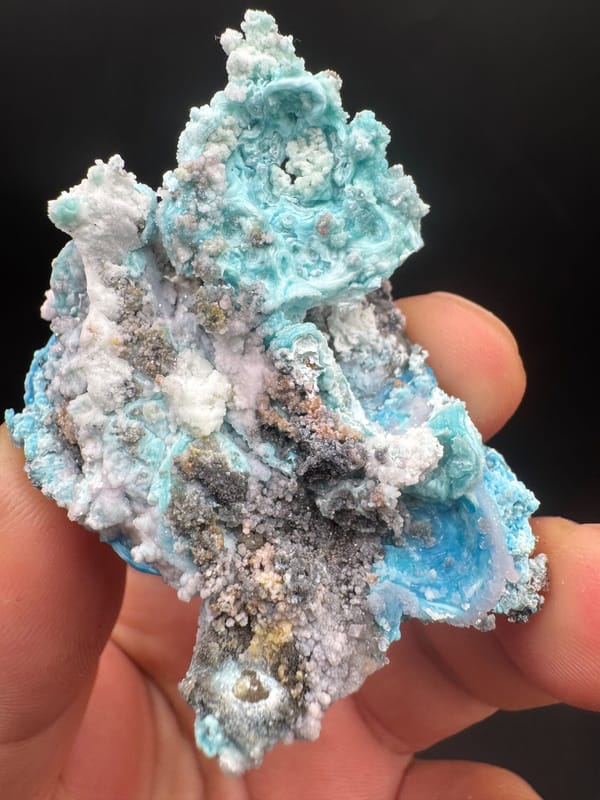 Gibbsite from Guizhou, China, individual mineral specimen view 2