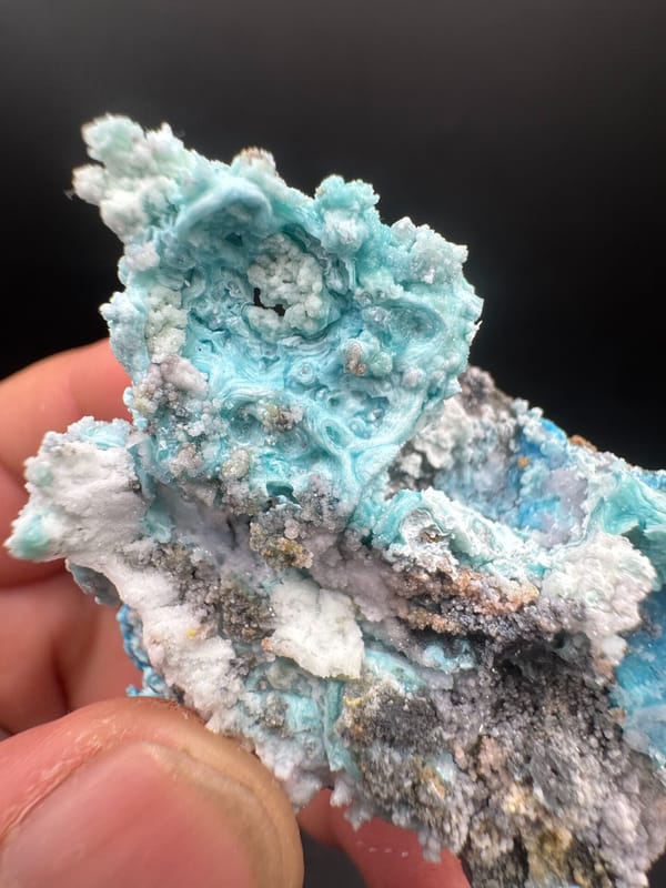 Gibbsite from Guizhou, China, individual mineral specimen view 4