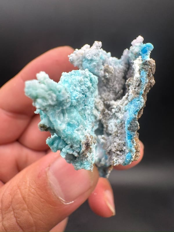 Gibbsite from Guizhou, China, individual mineral specimen view 5