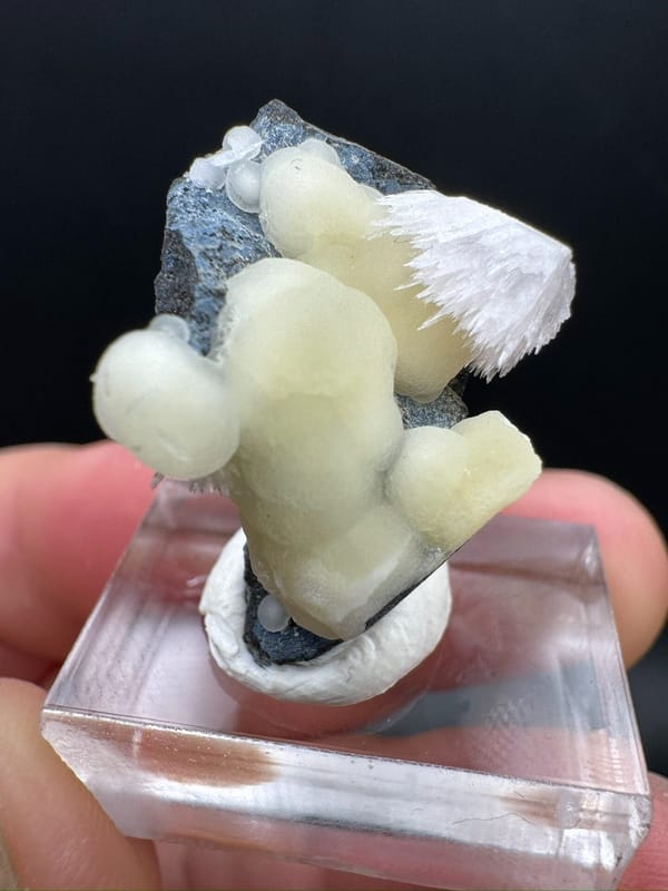 Calcite from Taizhou, Zhejiang, China, individual mineral specimen view 1