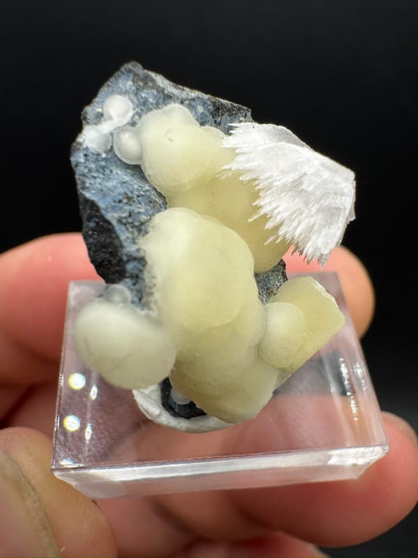 Calcite from Taizhou, Zhejiang, China, individual mineral specimen view 2