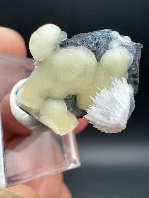 Calcite from Taizhou, Zhejiang, China, individual mineral specimen view 8