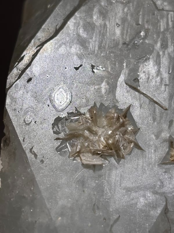 Large single aquamarine crystal with unusual etched pattern from Sichuan, China, close-up