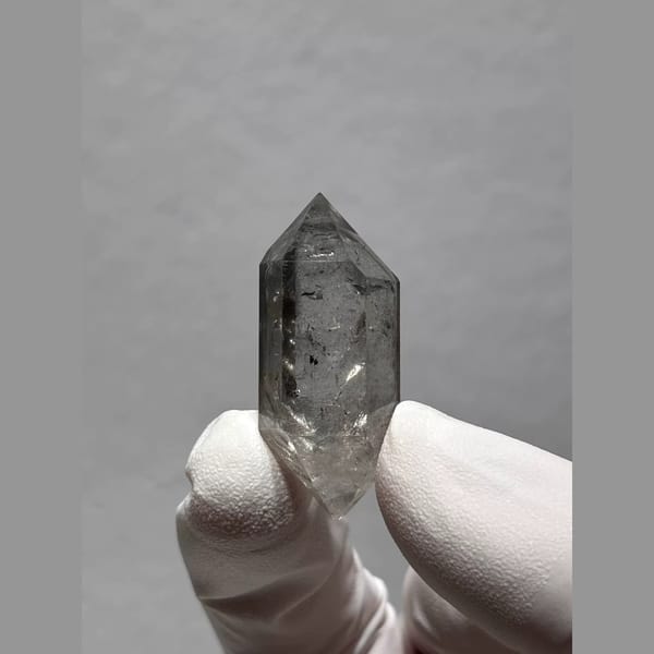 Drifting-Sand Double-Terminated Quartz from Yunnan, China — alternate view