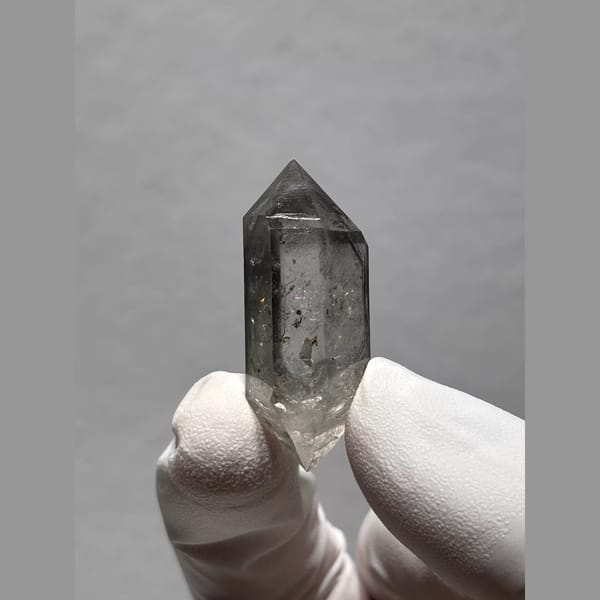 Drifting-Sand Double-Terminated Quartz from Yunnan, China — alternate view