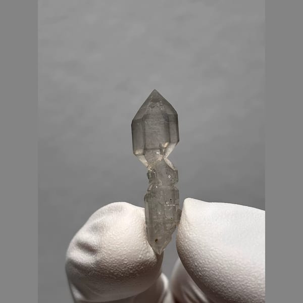 Sketch-Inclusion Double-Terminated Quartz from Yunnan, China — alternate view