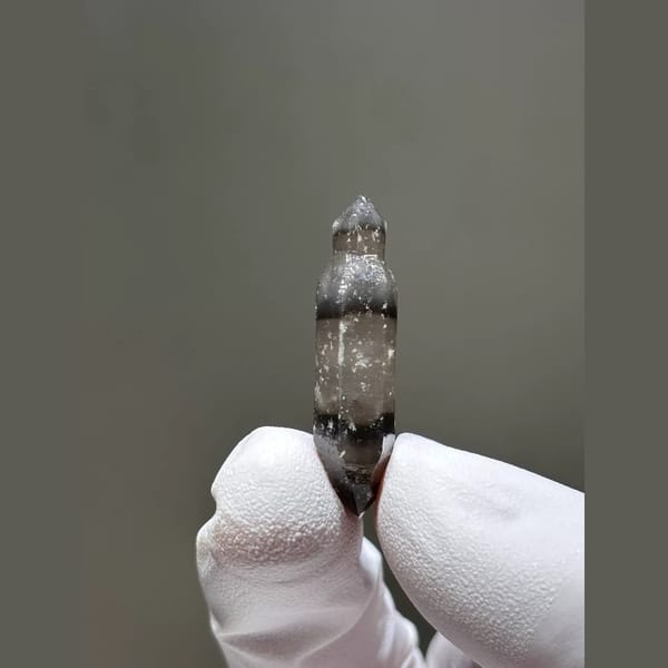 Capped Phantom Double-Terminated Quartz from Yunnan, China — alternate view