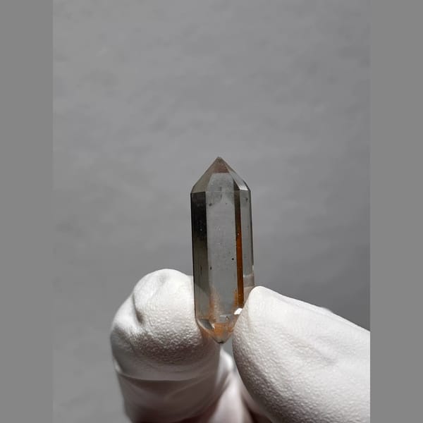 Bright Double-Terminated Quartz from Yunnan, China — detail view
