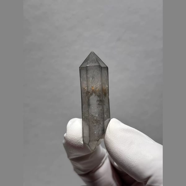 Sketch-Inclusion Double-Terminated Quartz from Yunnan, China — alternate view