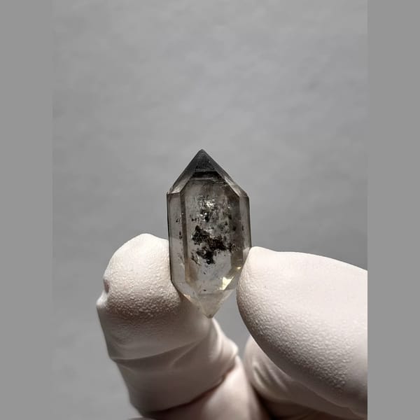 Sketch-Inclusion Double-Terminated Quartz from Yunnan, China — alternate view