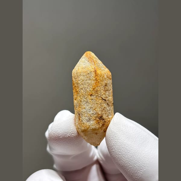 Sugar-Skin Quartz with Iron Coating from Yunnan, China — alternate view