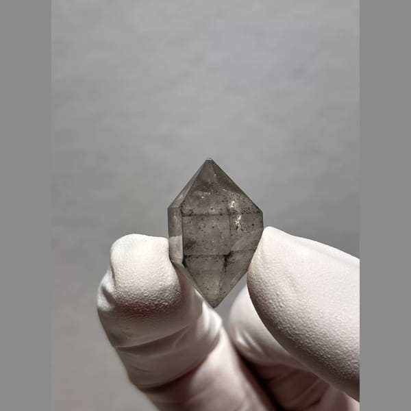 Sketch-Inclusion Double-Terminated Quartz from Yunnan, China — alternate view