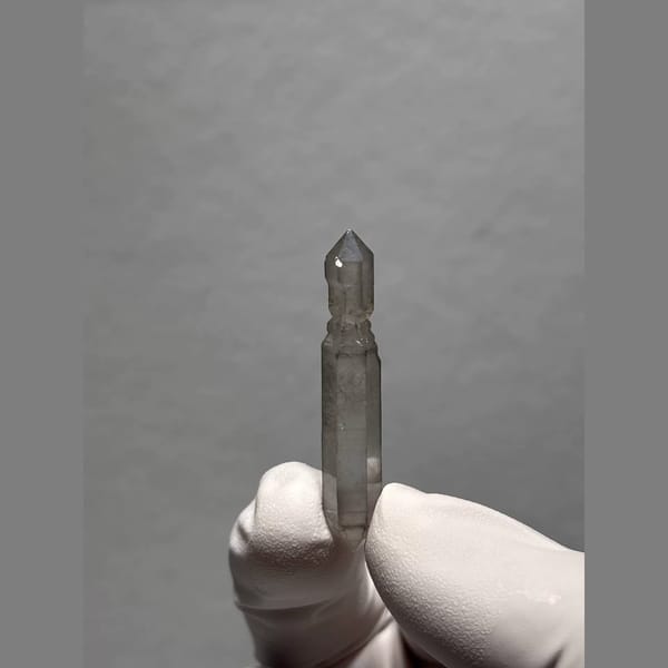 Sketch-Inclusion Double-Terminated Quartz from Yunnan, China — alternate view