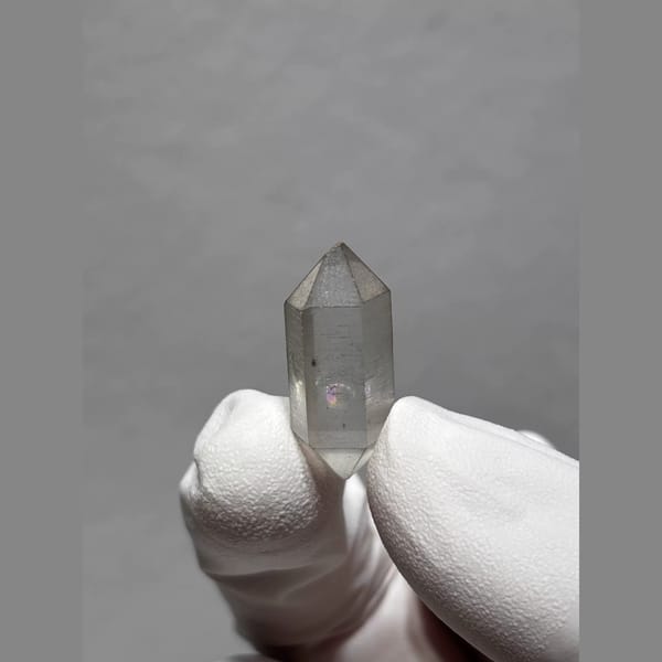Sketch and Sand Double-Terminated Quartz from Yunnan, China — alternate view