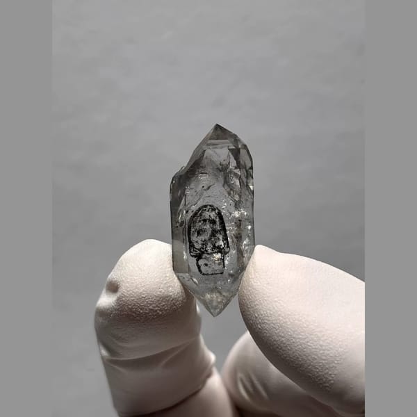 Drifting-Sand Double-Terminated Quartz from Yunnan, China — alternate view