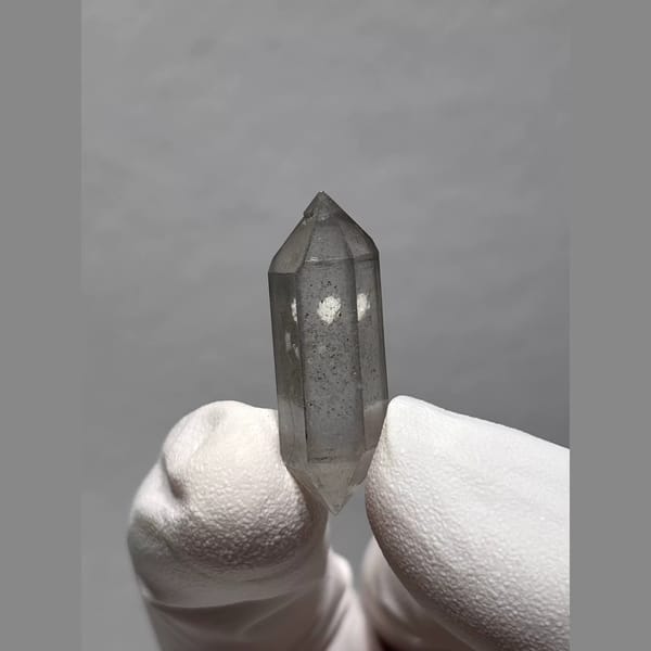 Sketch-Inclusion Double-Terminated Quartz from Yunnan, China — alternate view