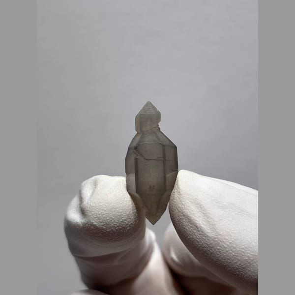 Sketch-Inclusion Double-Terminated Quartz from Yunnan, China — alternate view